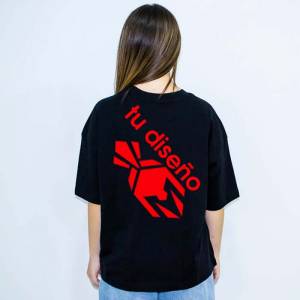 Camiseta Oversize Personalizable Mujer