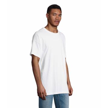 Camiseta oversize blanca personalizable